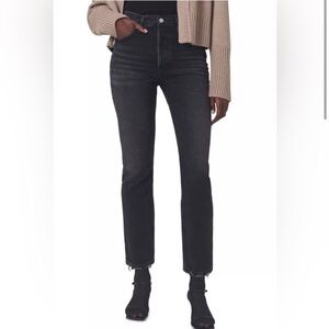 Citizens of Humanity Jolene High Rise Straight Leg Jeans in Stormy Size 27 NWT